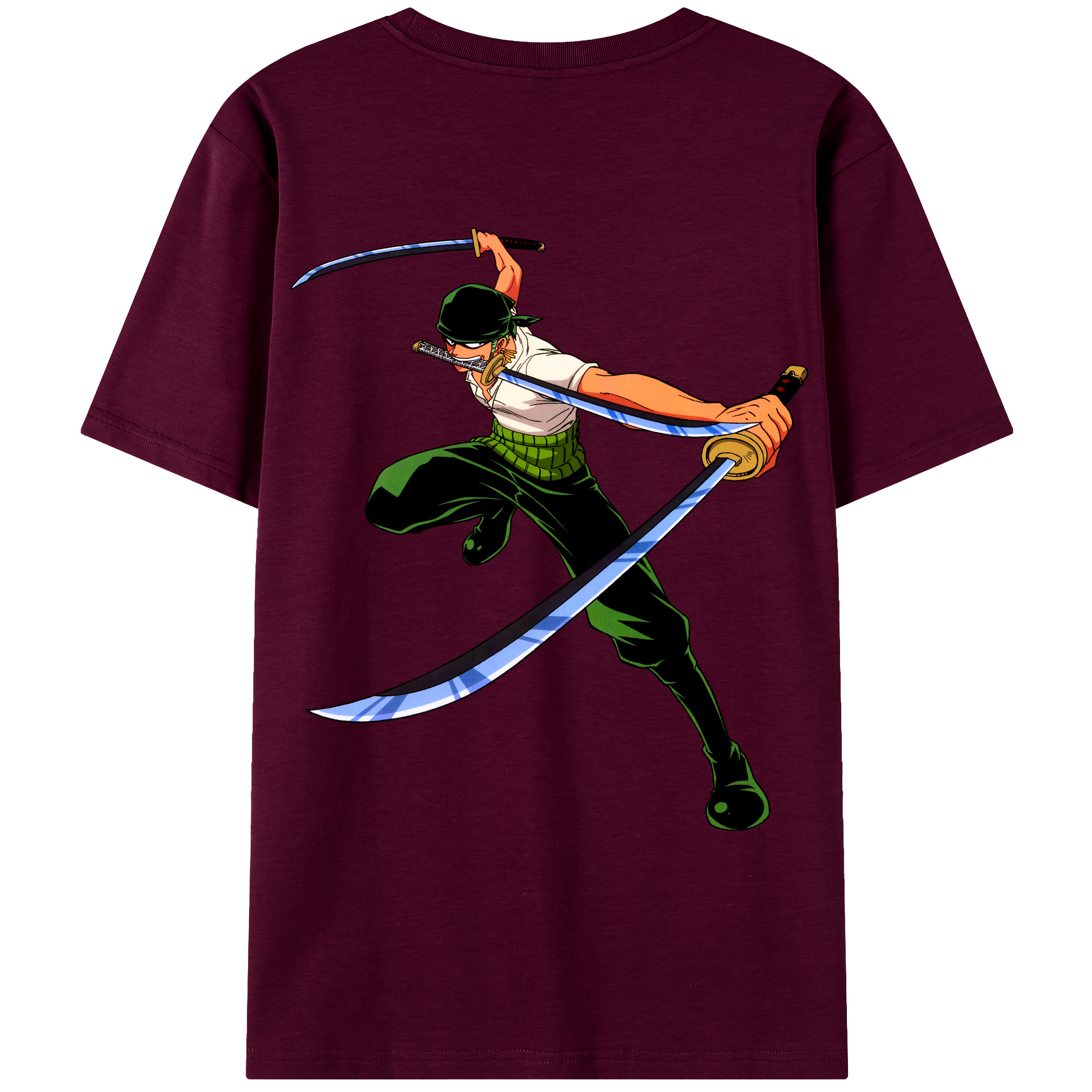 ワンピース ロロノア・ゾロ ONE PIECE Roronoa Zoro レディース半袖Tシャツ(バックプリント)